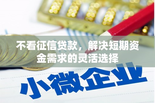 四子王旗不看征信贷款，解决短期资金需求的灵活选择