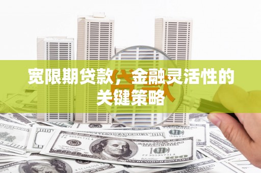 四子王旗宽限期贷款，金融灵活性的关键策略