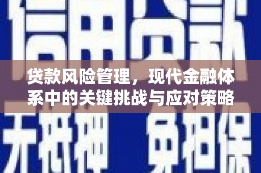 四子王旗贷款风险管理，现代金融体系中的关键挑战与应对策略