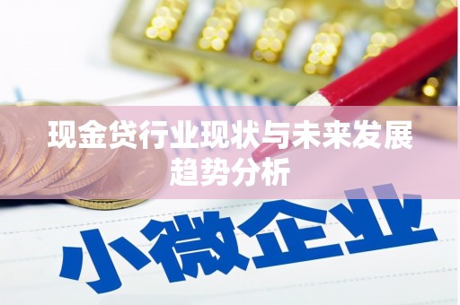 四子王旗现金贷行业现状与未来发展趋势分析
