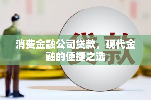 四子王旗消费金融公司贷款，现代金融的便捷之选