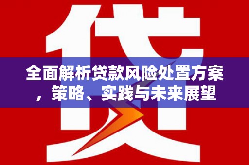 四子王旗全面解析贷款风险处置方案，策略、实践与未来展望
