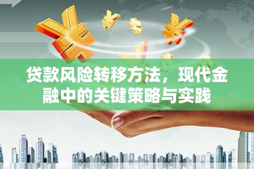 四子王旗贷款风险转移方法，现代金融中的关键策略与实践