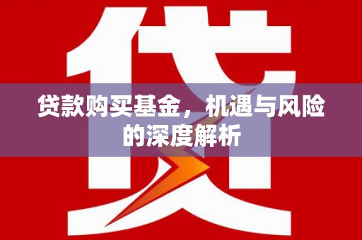 四子王旗贷款购买基金，机遇与风险的深度解析