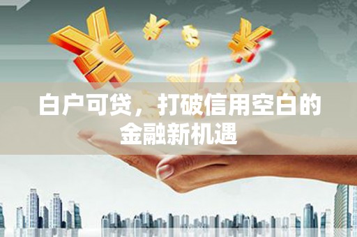 四子王旗白户可贷，打破信用空白的金融新机遇
