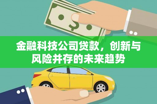 四子王旗金融科技公司贷款，创新与风险并存的未来趋势