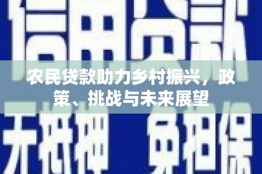 四子王旗农民贷款助力乡村振兴，政策、挑战与未来展望