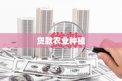 四子王旗贷款农业种植