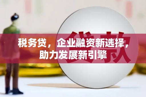 四子王旗税务贷，企业融资新选择，助力发展新引擎