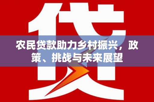 四子王旗农民贷款助力乡村振兴，政策、挑战与未来展望