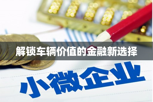 四子王旗解锁车辆价值的金融新选择