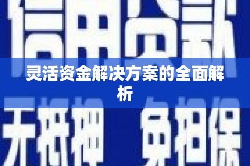 四子王旗灵活资金解决方案的全面解析